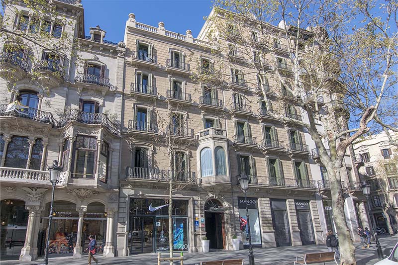 Patrimonio Alting - Hotel Passeig de Gràcia - Fachada
