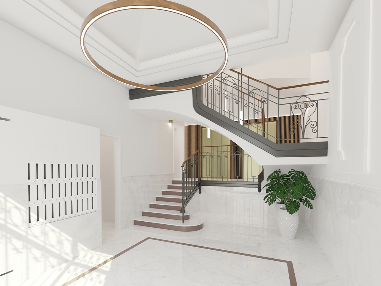 Balmes 433 - Promoción Obra Nueva en venta - Inicio comercialización - Vestíbulo