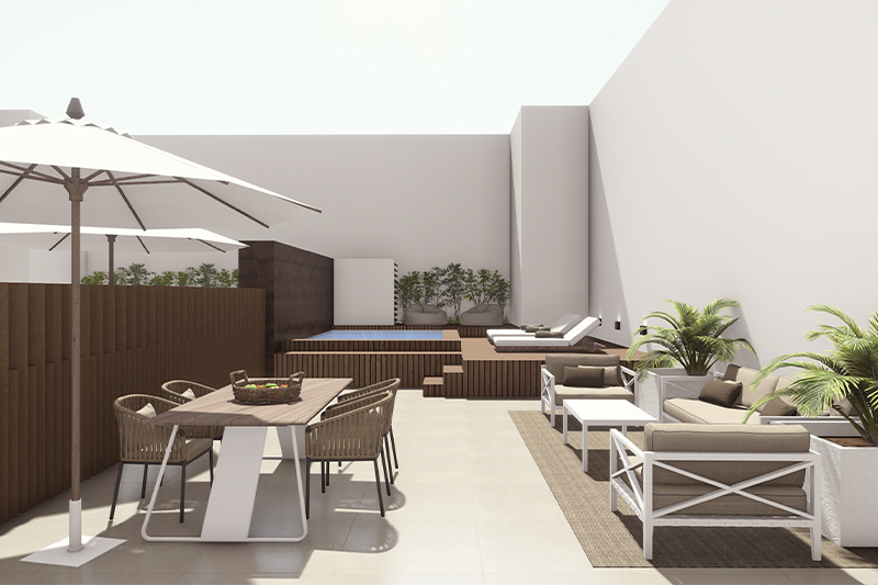 Alting Planta baja en alquiler con terraza y piscina privada