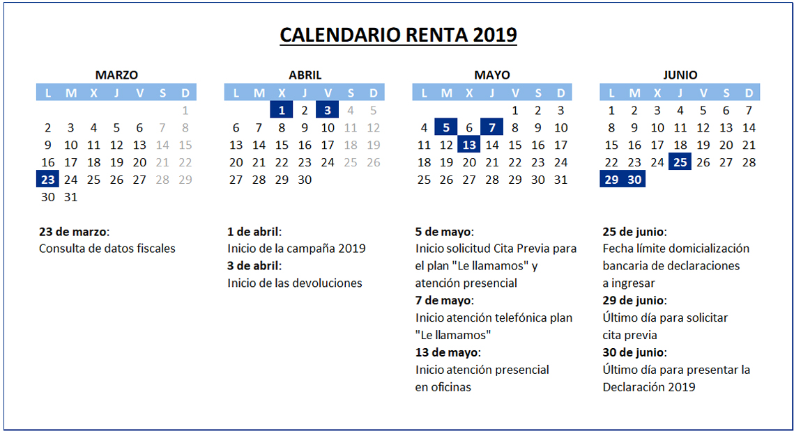 calendario-renta-2019