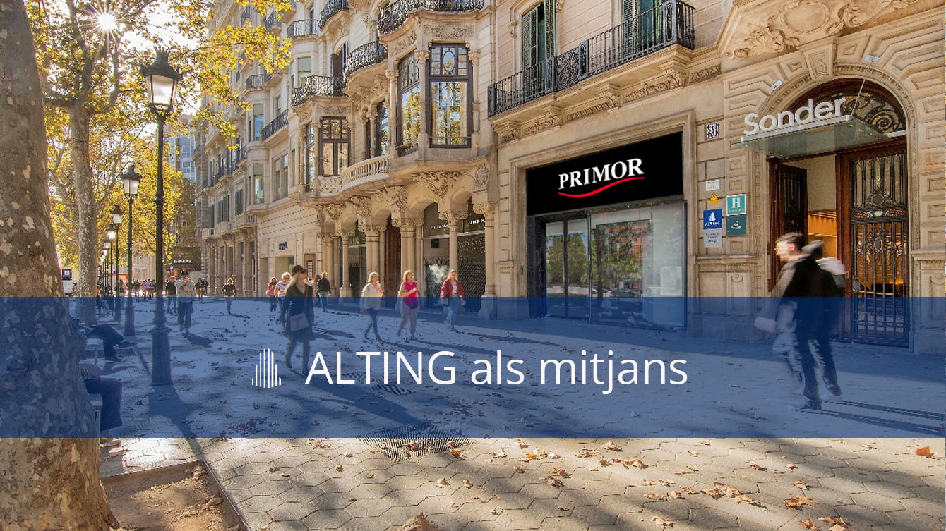 Lloguer local al Passeig de Gràcia 29-31 a Primor - Alting als mitjans