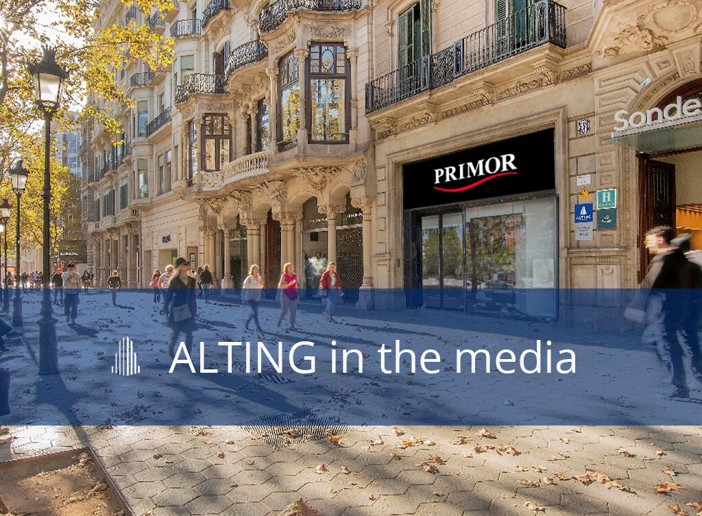 Renting retail space at Passeig de Gràcia 29-31 a Primor - Alting in the media