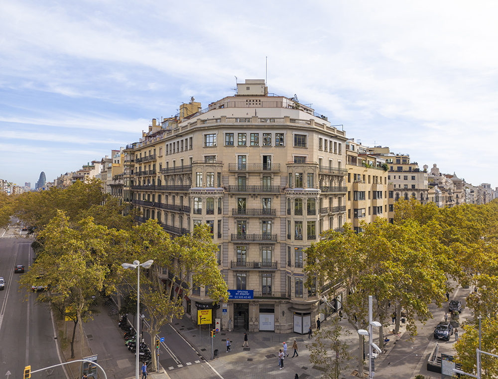 Activos - Edificio de oficinas y retail - Passeig de Gràcia 110 Barcelona